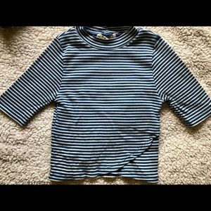 Striped Cropped Top